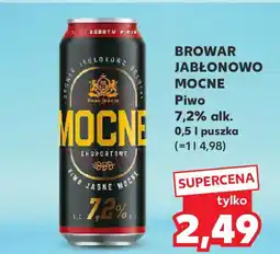 Kaufland Browar jabłonowo mocne piwo 7,2% alk. oferta