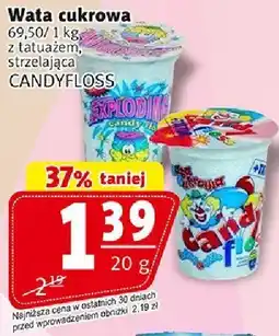 Prim Market Wata cukrowa z tualazem strzelająca 50g CANDYFLOSS oferta