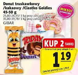 Prim Market Donut truskawkowy/kakaowy/ciastko Goldies 45-50g GIBAR oferta