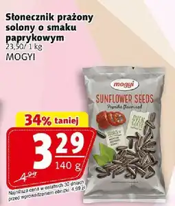 Prim Market Słonecznik prażony solony o smaku paprykowym 140g MOGYI oferta