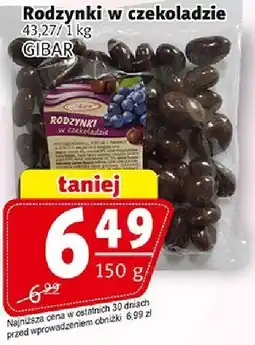 Prim Market Rodzynki w czekoladzie 150g GIBAR oferta