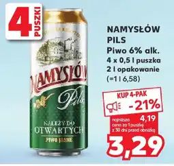 Kaufland Namysłów pils piwo 6% alk. oferta