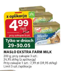 Stokrotka Masło ekstra Farm Milk 200g oferta