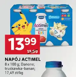 Stokrotka Napój jogurtowy Actimel 8x100 g Danone oferta