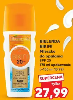 Kaufland Bielenda bikini mleczko do opalania oferta