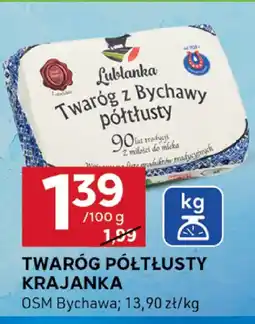 Stokrotka Twaróg półtłusty krajanka OSM Bychawa 90 lat tradycji Lublanka oferta