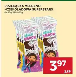 Stokrotka Przekąska mleczno-czekoladowa superstars 4x30g Stokrotka oferta