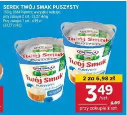 Stokrotka Serek twój smak puszysty 150 g OSM Piątnica oferta