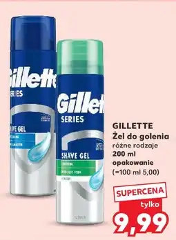 Kaufland Gillette żel do golenia oferta