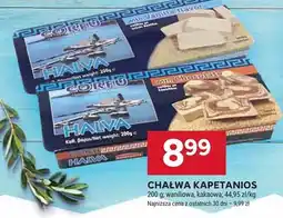 Stokrotka Chałwa kapetanios waniliowa 200g Corfu oferta