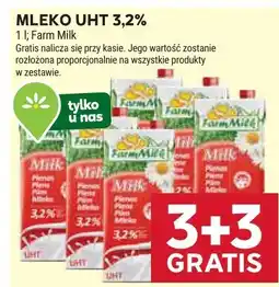 Stokrotka Mleko UHT 3,2% 1 l Farm Milk oferta
