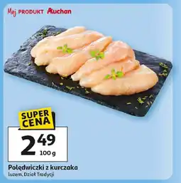 Auchan Polędwiczki z kurczaka oferta