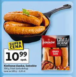 Auchan Kiełbasa śląska Sokołów grill house oferta