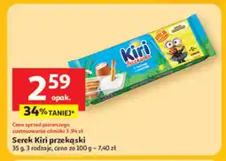 Auchan Przekąska: serek+paluszki Kiri oferta