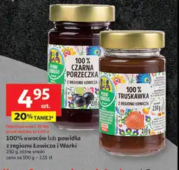 Auchan Czarna porzeczka 100% z regionu łowicza Auchan pewni dobrego oferta