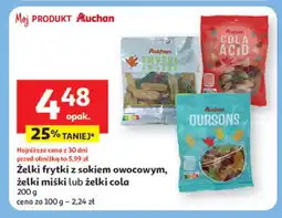 Auchan Żelki frytki kwaśne Auchan oferta
