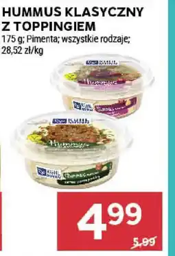 Stokrotka Hummus klasyczny z toppingiem oferta