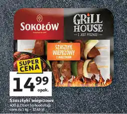 Auchan Szaszłyki wieprzowe z warzywami Sokołów grill house oferta