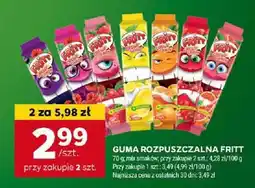 Guma rozpuszczalna Fritt