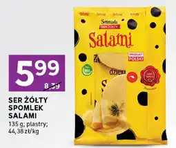 Stokrotka Ser żółty Spomlek Salami 135g oferta