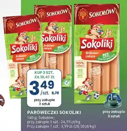 Stokrotka Paróweczki drobiowo-cielęce Sokoliki 140g Sokołów oferta