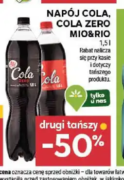 Stokrotka Napój Cola, Cola Zero, Mio&Rio oferta