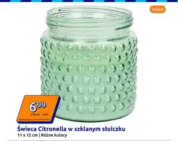 Action Świeca Citronella w szklanym słoiczku oferta