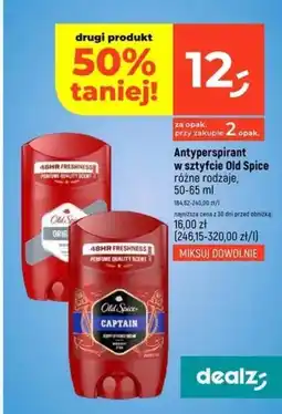 Dealz Antyperspirant Old Spice oferta