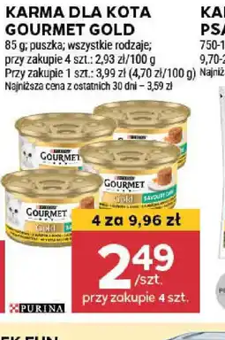 Stokrotka Karma dla kota Gourmet Gold oferta
