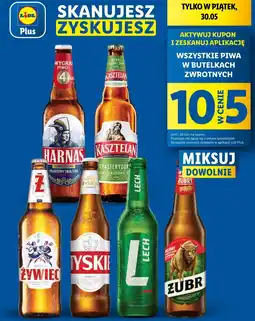 Lidl Piwa w butelkach zwrotnych oferta
