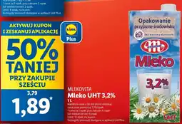 Lidl Mleko UHT 3.2% Mlekovita oferta