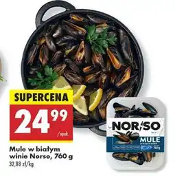 Biedronka Mule w białym winie Norso, 760 g oferta