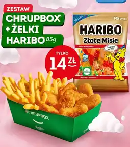 Żabka Zestaw Chrupbox + żelki Haribo 85g oferta