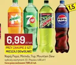Avita Napój Pepsi, Mirinda, 7up, Mountain Dew oferta
