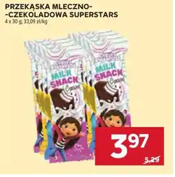 Stokrotka Market Przekąska mleczno-czekoladowa Superstars oferta