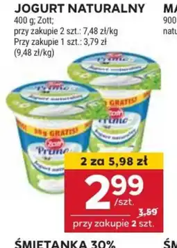 Stokrotka Market Jogurt naturalny Zott oferta