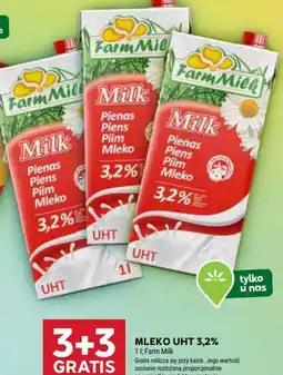 Stokrotka Market Mleko UHT 3,2% Farm Milk oferta