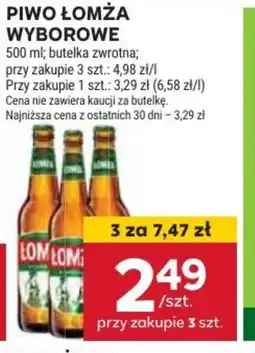 Stokrotka Market Piwo Lomża Wyborowe oferta