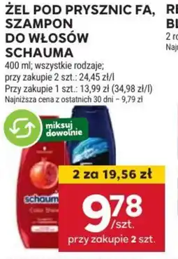 Stokrotka Market Zel pod prysznic Fa, szampon do włosów Schauma oferta