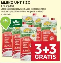 Stokrotka Market Mleko UHT 3,2% Farm Milk oferta