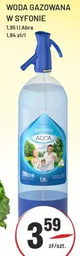 Sedal Woda gazowana w syfonie Abra oferta