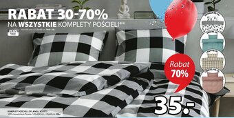 JYSK Komplet pościeli z flaneli Scotti oferta