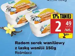 Radom serek waniliowy z laską wanilii