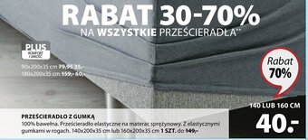 JYSK Prześcieradło z gumką oferta