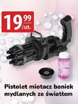 API MARKET Pistolet miotacz baniek mydlanych ze światłem oferta