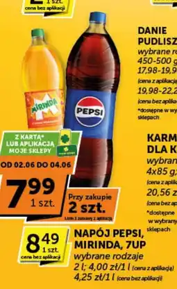 Groszek Napój Pepsi, Mirinda, 7up oferta