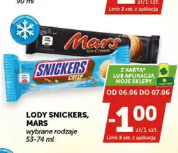 Groszek Lody Snickers, Mars oferta