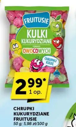 Groszek Chrupki kukurydziane Fruitusie oferta