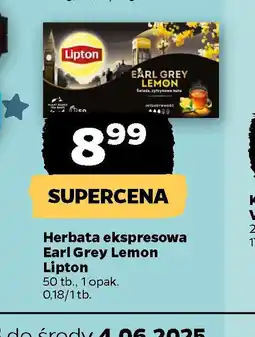 Netto Herbata ekspresowa Earl Grey Lemon Lipton oferta