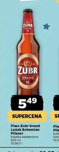 Netto Piwo Zubr Grand Leżak Bohemian Pilzner oferta